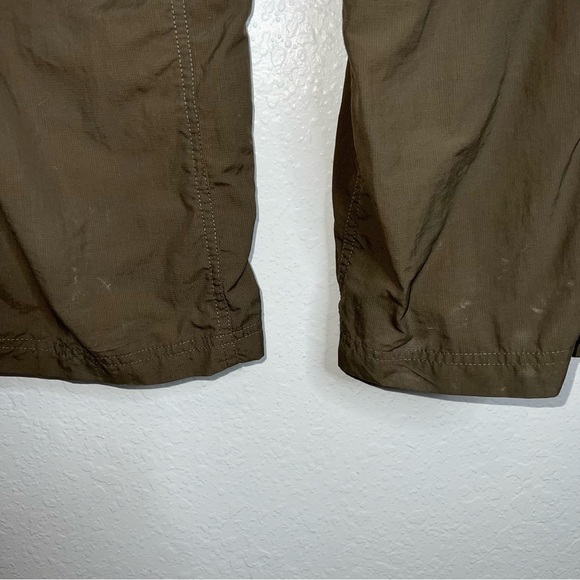 The North Face Pants Women Size 4 Hiking Convertible roll up brown Straight AA - Picture 11 of 14